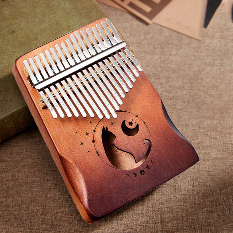Zani 17 Keys Kalimba Note Hand Thumb Piano Instrument Wood Musical Instruments Accessory Gifts Kids Creative Music Box