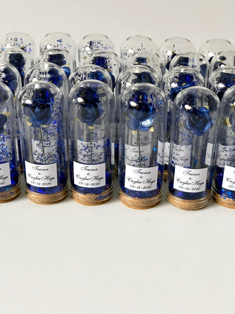 10pcs Wedding Favors for Guests, Wedding Favors, Favors, Dome, Glass Dome, Cloche Dome, Custom Favors, Royal Blue Wedding, Party