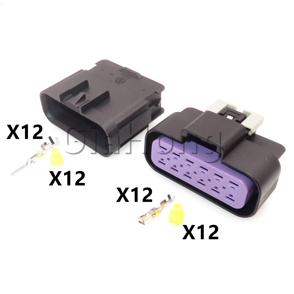 1 Set 12 Ways Starter Accessories Male Female Connectors Automotive Wire Cable Socket 15326915 Car Waterproof Adapter 15326910