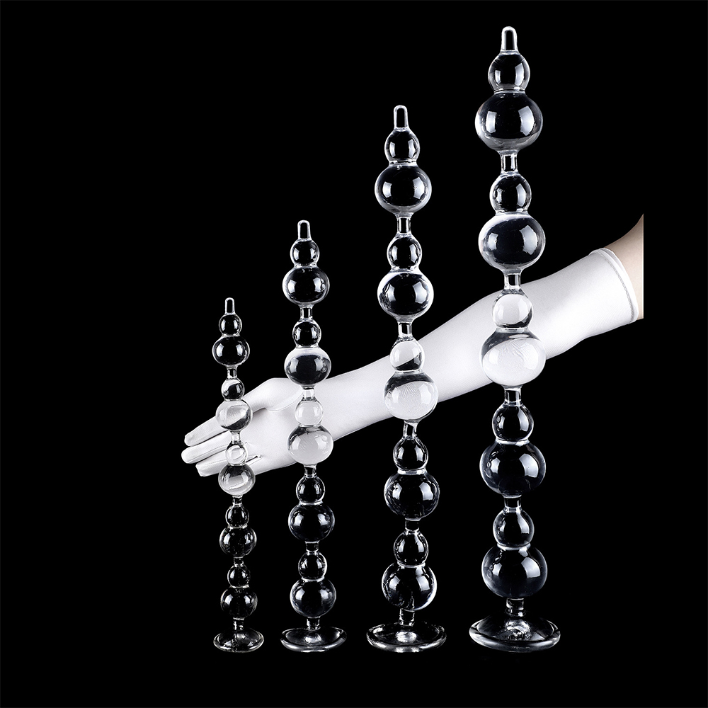 Transparent Anal Plugs Beads Butt Plug Balls For Vagina Prosate Stimulator Massager Men Erotic Adult Sey Toys For Ass Women Gay