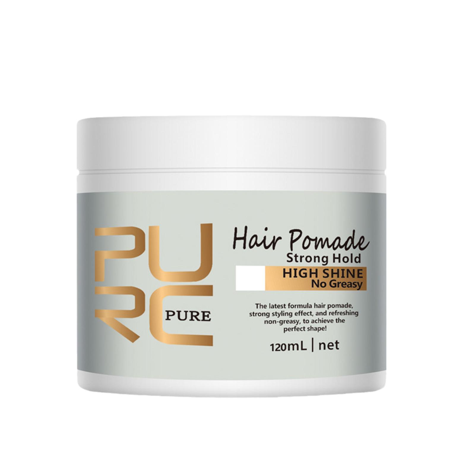 PURC Retro Style Hair Care Oil Fluffy Men's Hair Styling Hair Wax Head Oil Hair Gel Strong Hold Cream Shine Smooth