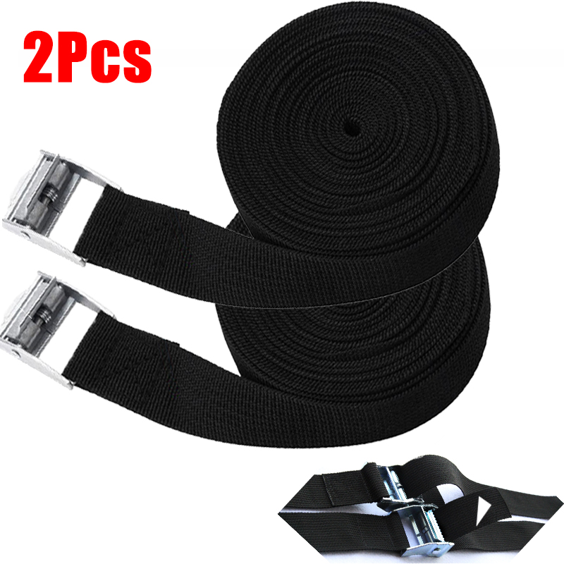 5M/3M Car Fixed Strap Heavy Object Tighten Strap Elastic Strap for Car Trunks Roof Rack Bike Racks Moto Trailer Cargo Strap