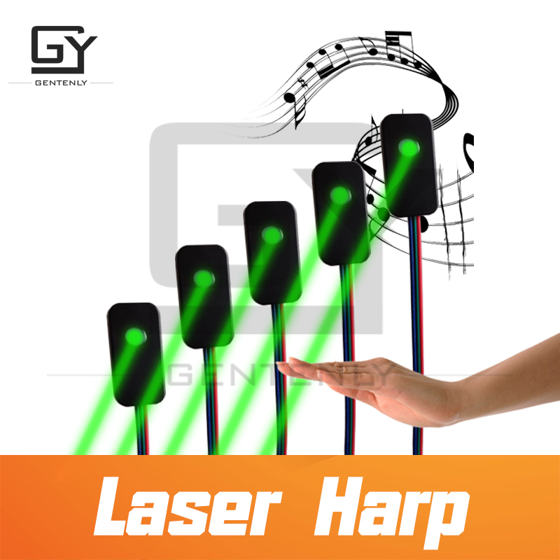 Laser Escape Game Prop Playing Harp Rhythm Sensor Puzzle Touch Strings With Sequence Real Life Escapement Kit Musical Note Riddl