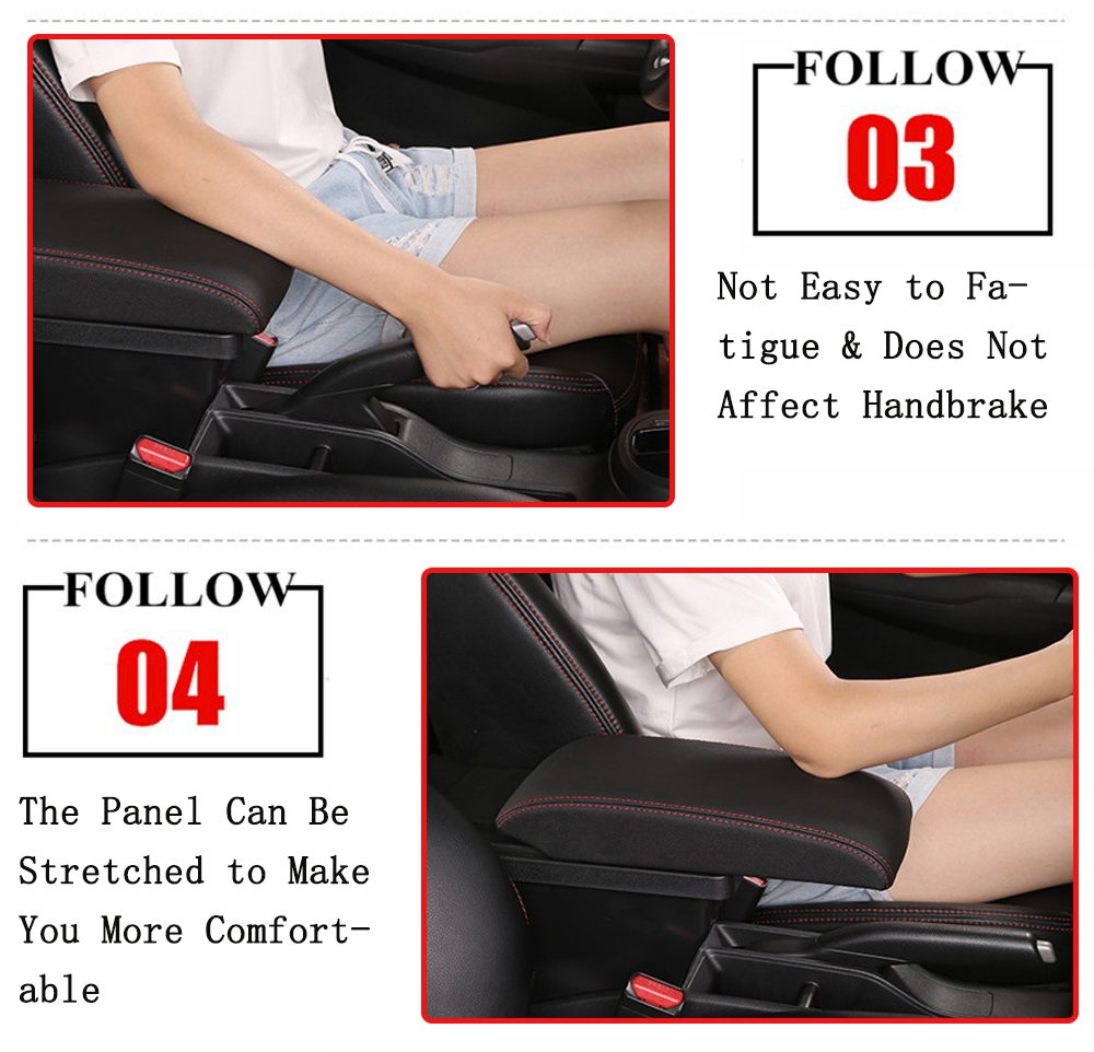 Armrest Box Assembly Arm Rest Organizer Storage Box for Suzuki Jimny 2019 2020 2021 2022 2023 Car Inner Accessories ABS Leather