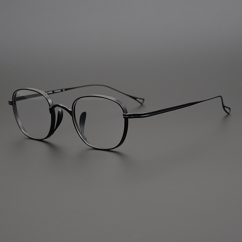 Japanese Handmade Small Square Titanium Glasses Frame Men Retro Rectangle Eyeglasses kmn114 Eyewear Oculos Designer Brand Style