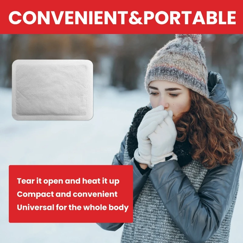 1 Box Self Hot Sticker Mat Body Warmers Pastes Lasting Heating Patches Winter Keep Hand Leg Foot Warm Pastes Pads