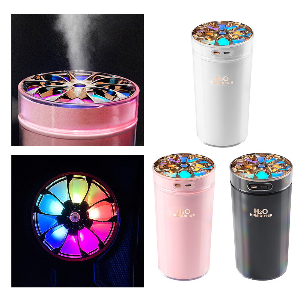 Air Freshener Colorful Night Light USB Powered Aroma Dual Mode Essential Oil Diffuser for Car Room Home Office