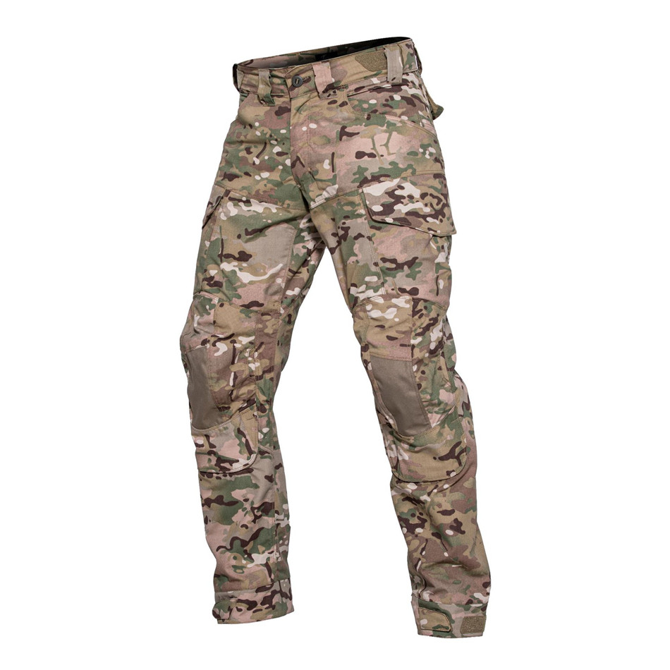 Outdoor Sports Tactical Pants Men's Water Repellent Scratch Wear-resistant Cargo Trousers Camouflage Hiking and Hunting Pants