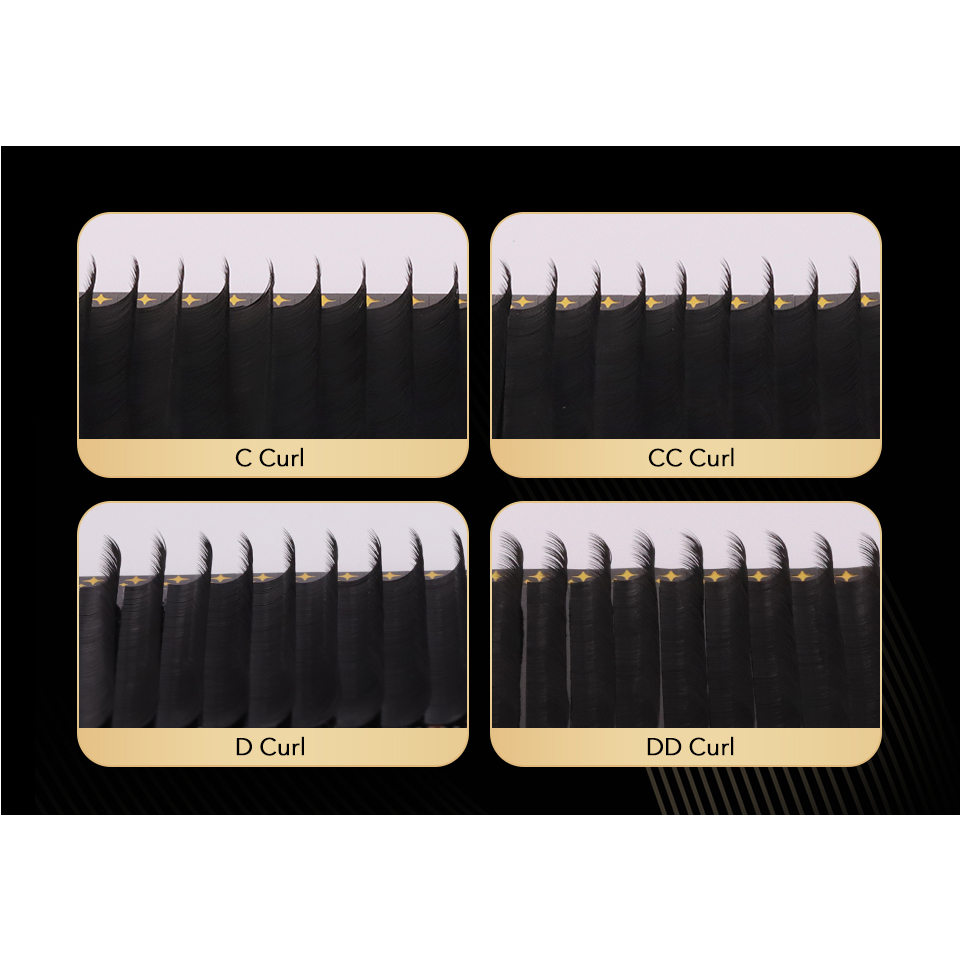 Lashprofessor Korean PBT Fiber 16Rows Mega Volume Eyelash Extensions Faux Mink Premium Russian Silk Eyelash Makeup Classic Cila