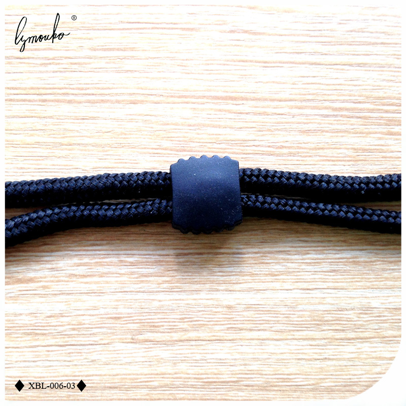Lymouko Black Mountaineering Sport Fixed Protect Glasses String Cord Holder Sunglasses for Polyester Lanyard Neck Rope Strap