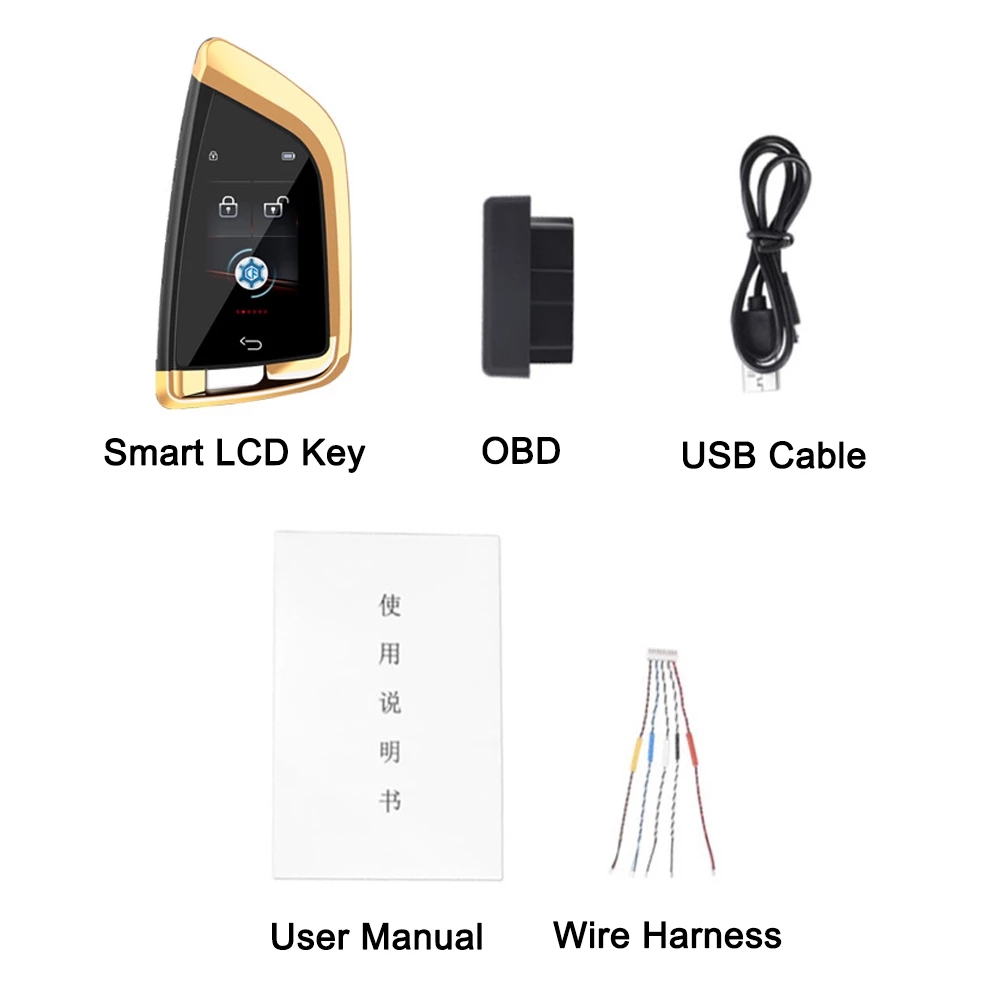 CF568 Smart LCD Key OBD Comfortable Entry Lock For BMW/Benz/KIA/VW/Buick/Opel/Audi/Ford/Toyota/Honda With Korean/English/Turkish