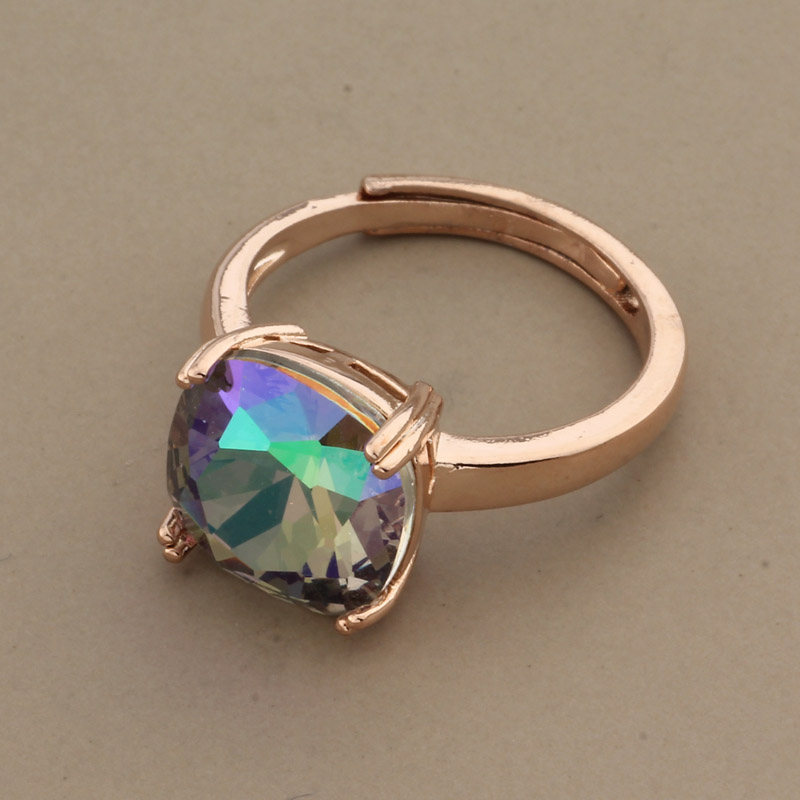 2022 Jewelry Trend Luxury Square Shape Classic Design Rings For Women Jewellery Party Wedding Ring Vintage Jewelry Gift