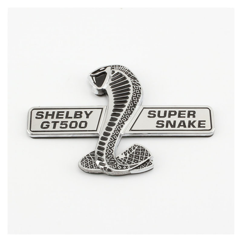 JDM Style Funny Car Stickers and Decals Super Snake Cobra Wall Plaque Emblem Badge Wings Sticker For Ford Mustang Shelby GT500