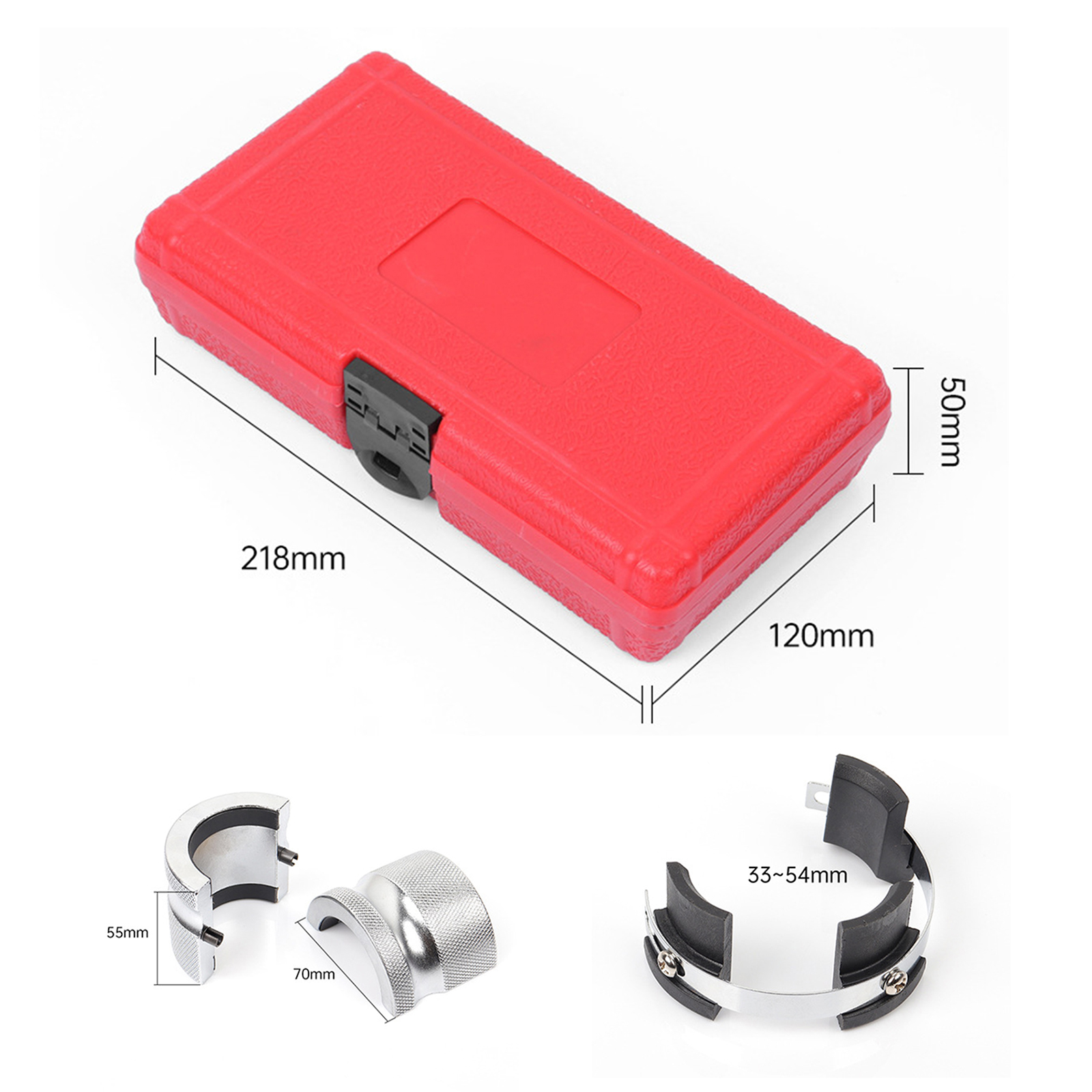 Motorcycle Fork Seal Driver Tool Set 33mm-54mm Motorcycle Accessories Adjustable for Motorcycle Maintenance