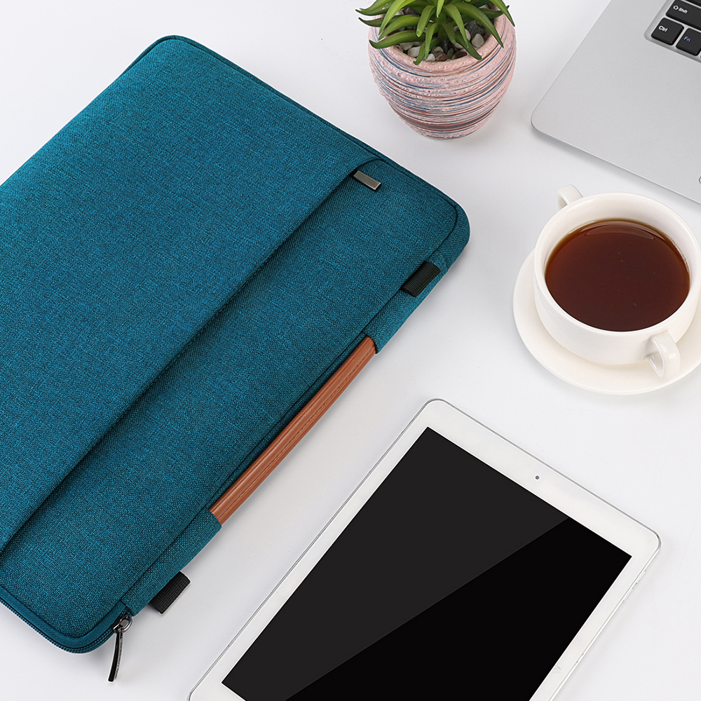 Domiso Multi-use Water-resistant Laptop Sleeve With Shoulder Strap For 10" 11" 13" 14" 15.6" 17" Inch Computer Notebook 