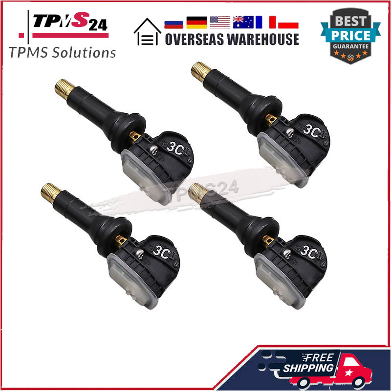 4PCS 315MHz TPMS Tire Pressure Sensor For Buick Regal Cadillac CT6 Chevrolet Bolt GMC Acadia 13540604 13516164 13528566