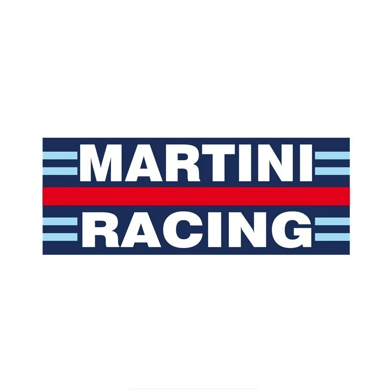 Creative MARTINI Racing Signs Car Sticker for Bumper Truck Window Racing Rally Decal Scratch-Proof Car Accessories KK13cm