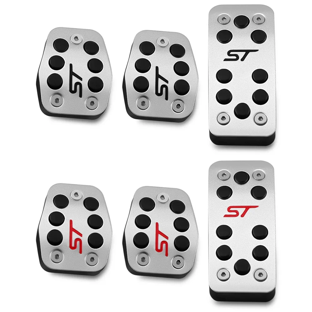 Car rest pedal Foot Fuel Brake Clutch MT/AT pedals for Ford Focus 2 MK2 Focus 3 MK3 Kuga Escape ST 2005-2019 ,Car-styling