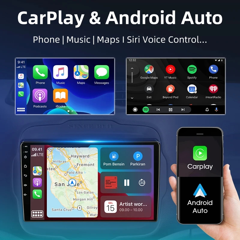 Android 13 Car Radio Multimedia Video Player For Suzuki SX4 2006-2013 Carplay Android Auto Autoradio GPS 4G WIFI DVD Head Unit