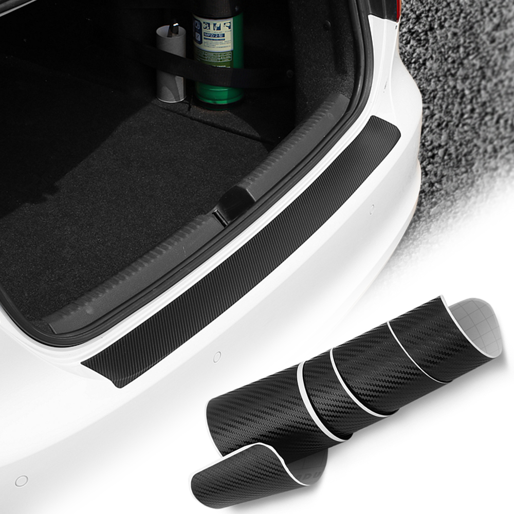 Car Rear Bumper Stickers Trunk Protector Decal For VW jetta Golf 6 POLO Cruze kIA RIO K2 HYUNDAI Solaris Skoda Opel Mokka