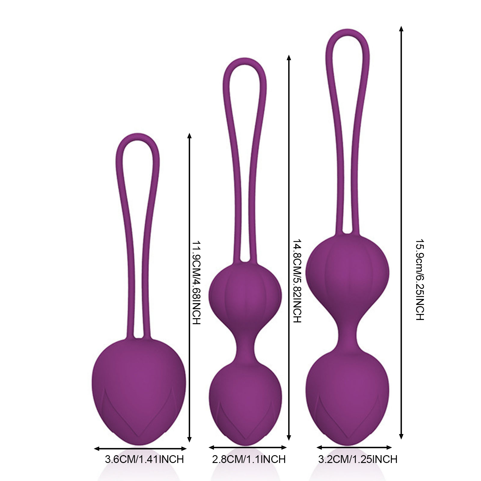 Muscle Training Exercise Kegal Ball Sex Toys For Women Silicone Vagina Ball Ben Wa Geisha Muscle Shrinking Ball Erotic Products