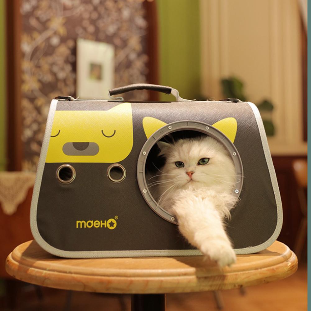 Pets Carrier Bag 4 Colors Portable Breathable Transparent Space Cover Air Box Handbag Pet Accessories
