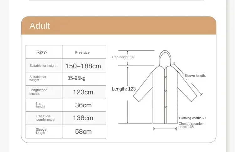 2024 New Outdoor Fishing Raincoat Poncho Transparent Adult Fishing Gear Wholesale Fishing Gear Rain Protection Fishing