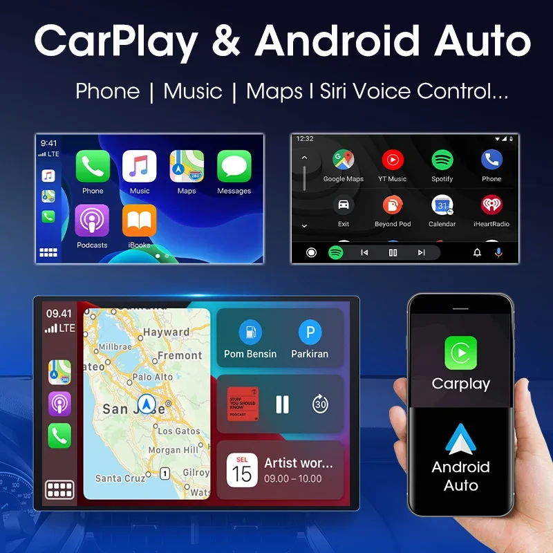 2 Din Android 12 Car Radio For Fiat Ducato Peugeot Boxer Citroen Jumper 2 2006 -2022 Multimedia Video Player Carplay Auto Stereo