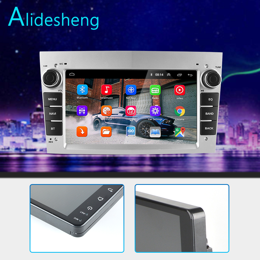 Android 9.0 2 Din Car GPS PLAYER for Opel Astra H J 2004 Vectra Vauxhall Antara Zafira Corsa C D Vivaro Meriva Veda MP5 Radio