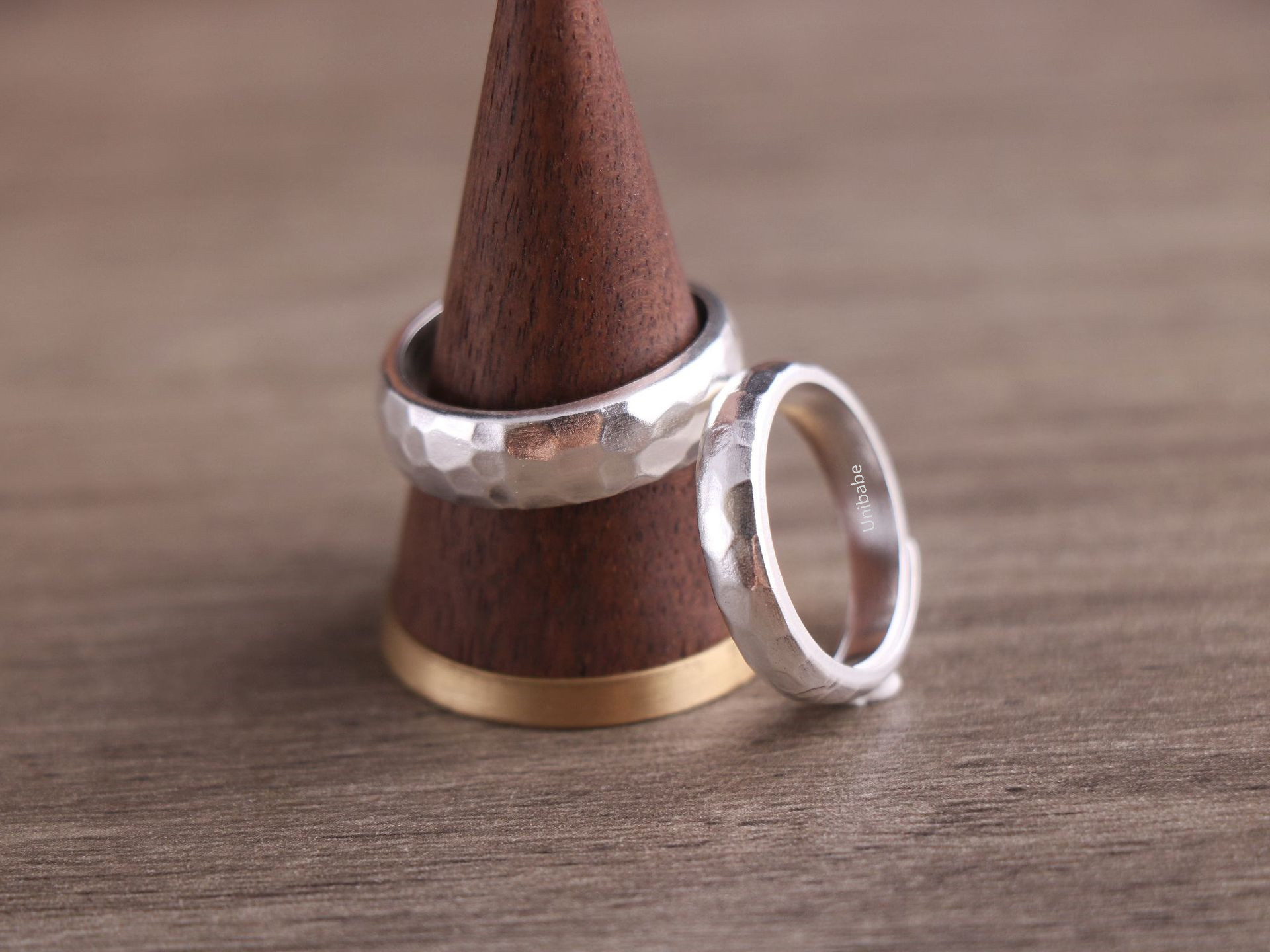 Unibabe Fine Silver 999 Sterling Silver Open Ring National Wind Silver Hand Buddhist Monastic Discipline Anniversary Gift