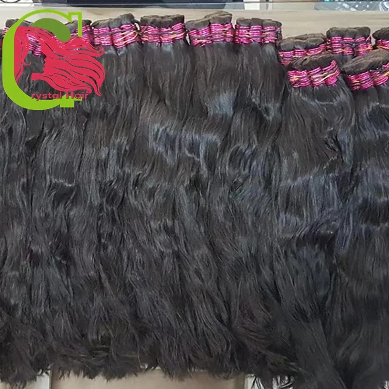 Raw Virgin Original Human Hair Bulk For Braiding Mega No Weft Human Braiding Hair Natural Vietnamese Bulk Hair Extensions