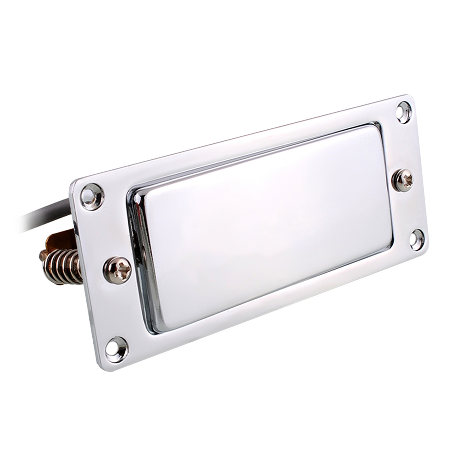 Mini Humbucker Pickup Kit Compatible with LP Electric Guitar Neck Bridge Double Coil Pick-up Chrome Plated guitar accessories