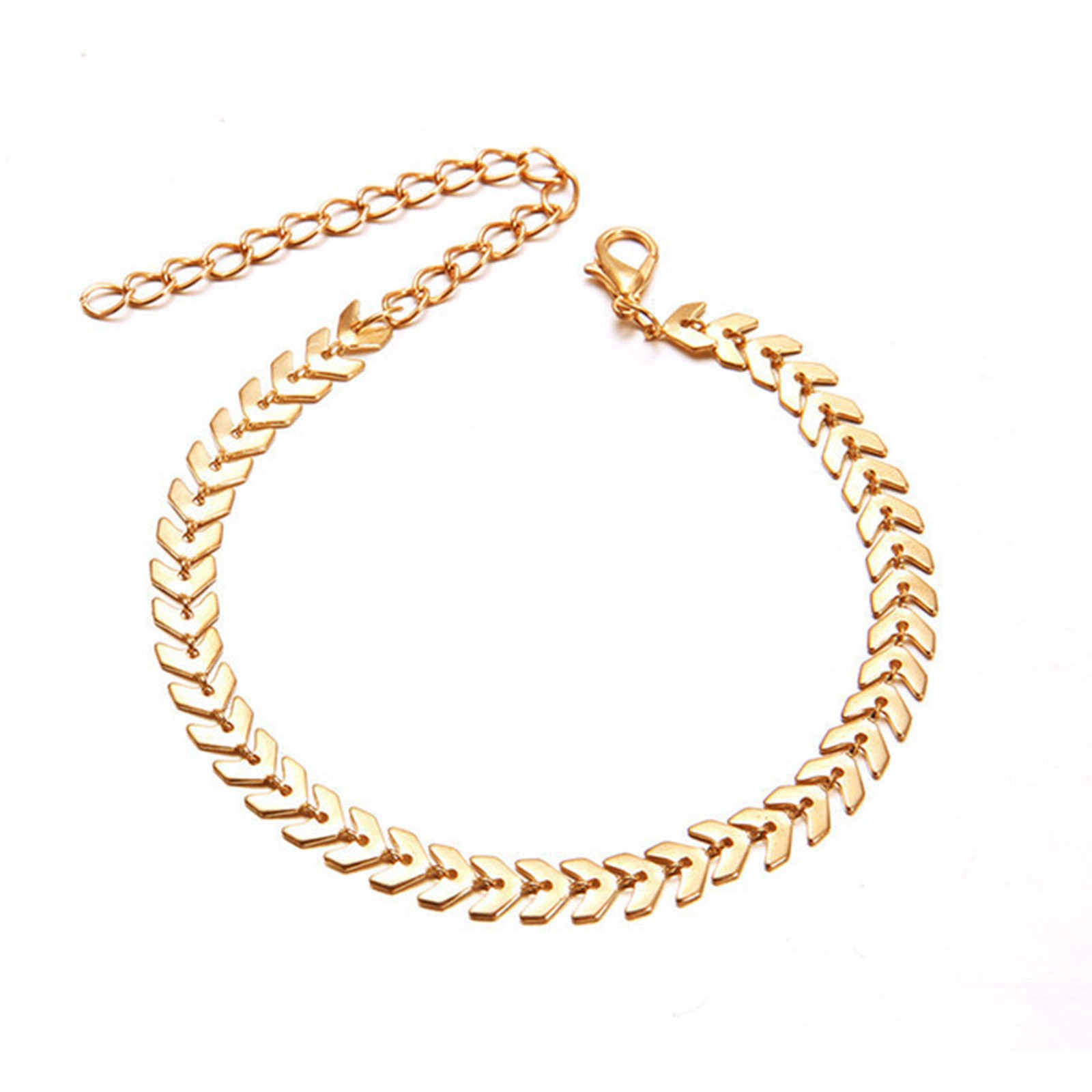 Matching Rings Gold Plated Layered Heart Anklet Layering Beads Boho Ankle Bracelet Minimalist Simple Dainty Summer Beach Foot