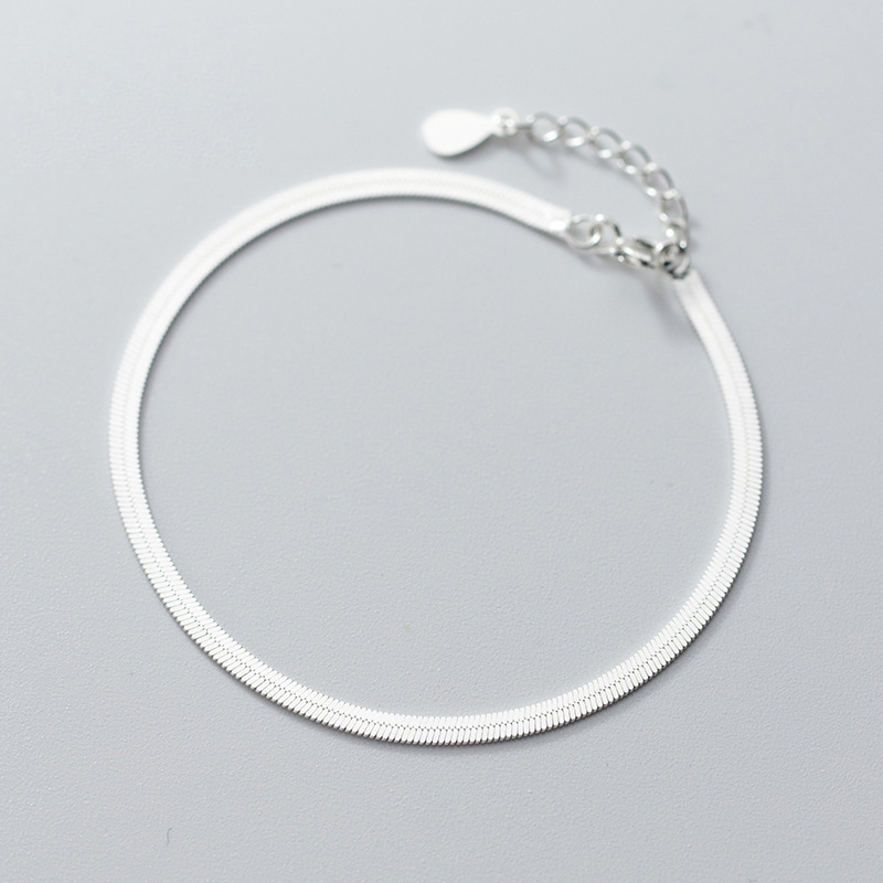 La Monada Minimalist 925 Sterling Silver Snake Chain Design Bracelets For Women Silver 925 Accessories Fine Jewelry Simple