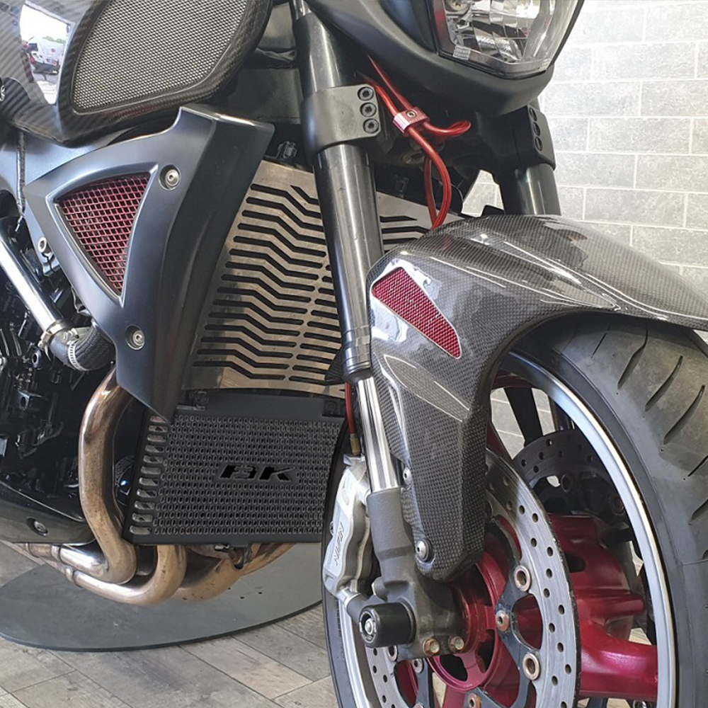 FOR SUZUKI GSX1300 GSX 1300 B-King BKing 2007 2008 2009 2010 2011 2012 Motorcycle Oil Cooler Guard Shield Grille Cover Protector