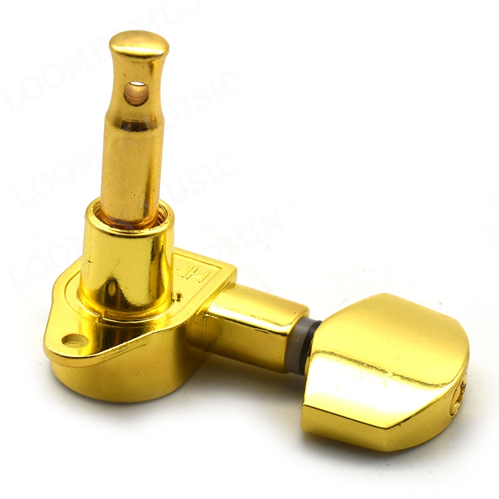 6Pcs Acoustic Electric Guitar String Tuning Pegs Tuners Machine Head Guitarra Peg Accessories Parts Gold