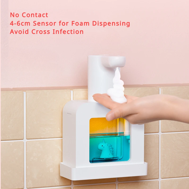 New Automatic Soap Dispenser Cute Pet Contact Free Hand Sanitizer USB Charging 400ml Liquid Dispensers Wash Handtizer Personal