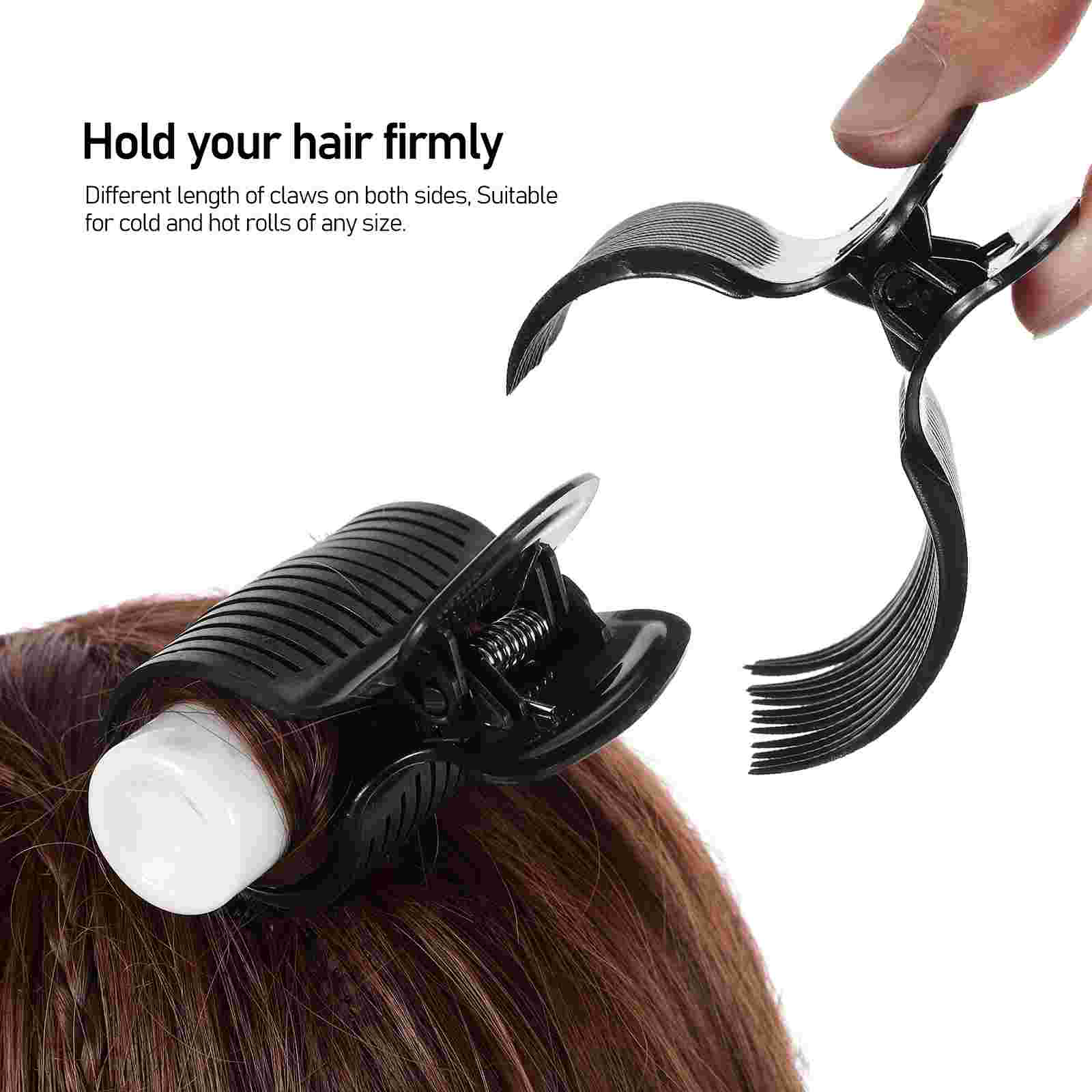 12 Pcs Electric Heating Claw Clip Miss Hair Barrettes Curler Clips Abs Hot Roller for Long