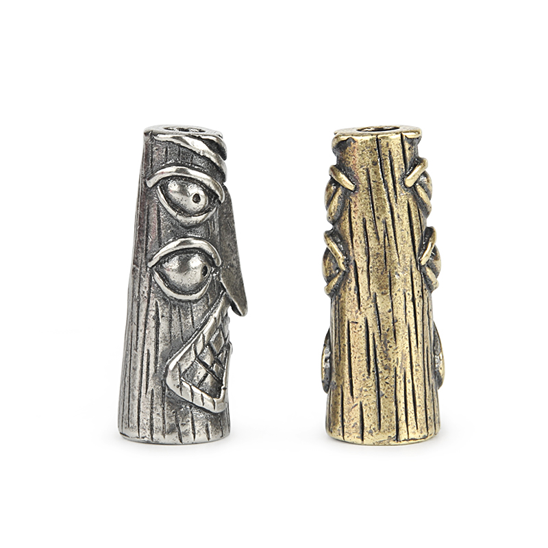 Vintage Statue Paracord Bead Knife Beads Rope Bracelet DIY Beads Lanyard Pendants