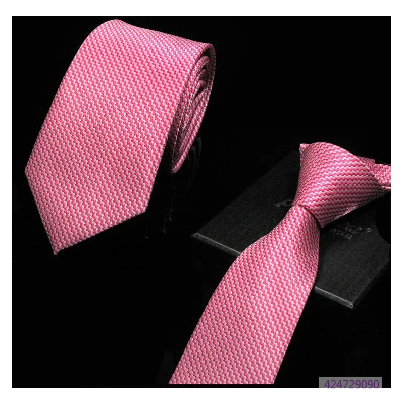 2023 new 7 cm Width Mens Ties for Men Neckwear Polka boy Tie Dot Skinny Silm neckwear Necktie Wedding Party high well YJC0006