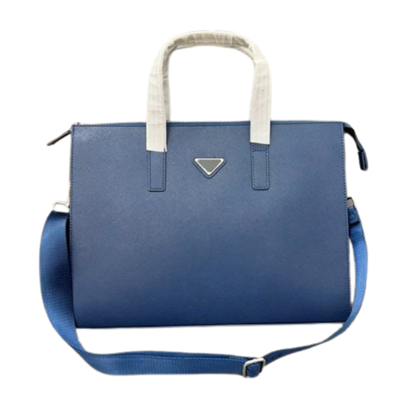 free shipping designer bags Laptop Bags Mens Leather Briefcases Computer Crossbody Handbag Solid Color Stylish Large Tote Bag