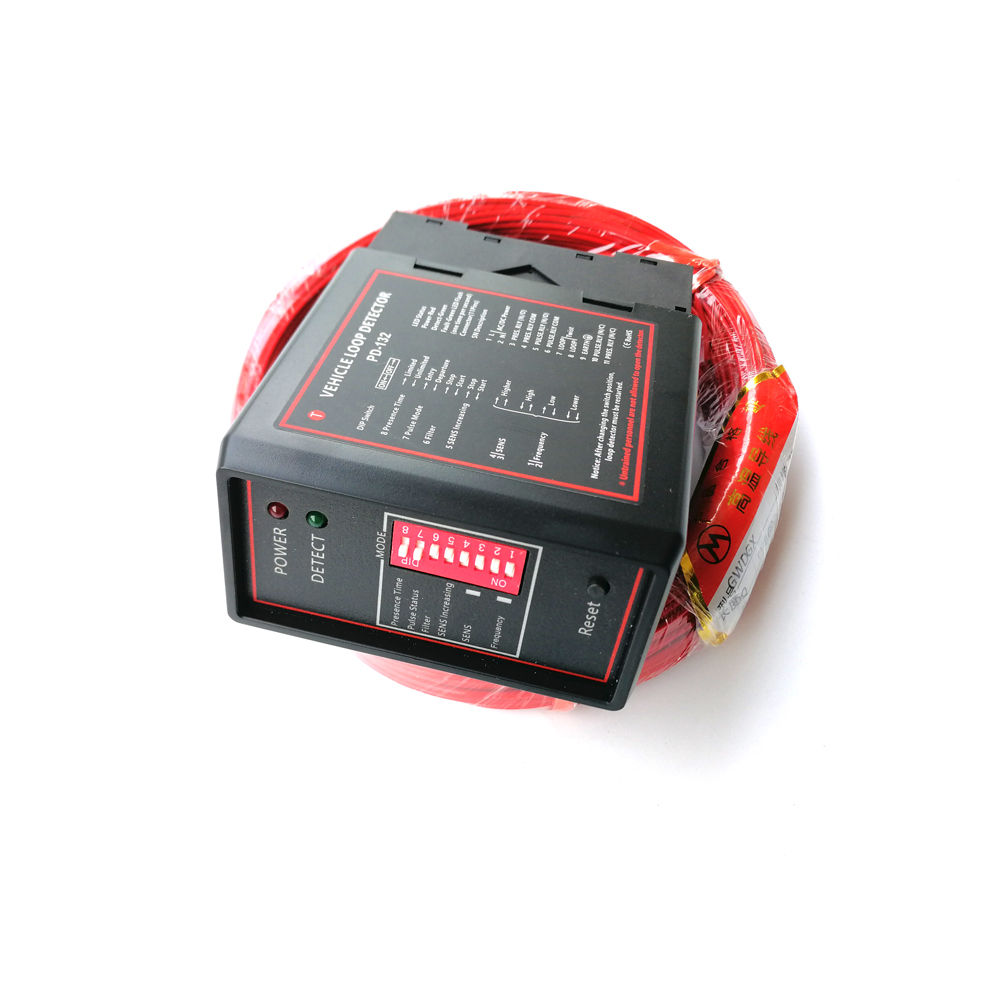 50m cable single channel inductive vehicle loop detector for Gate barrier operators