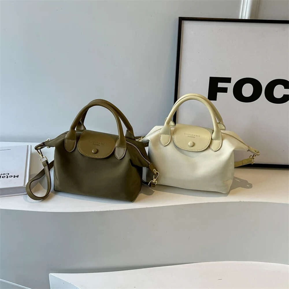 Solid Casual Interior Compartment Shoulder Large Capacity Sewing Thread2024New Bags for Women Nylon Zipper Women's Handbags H6.24#32