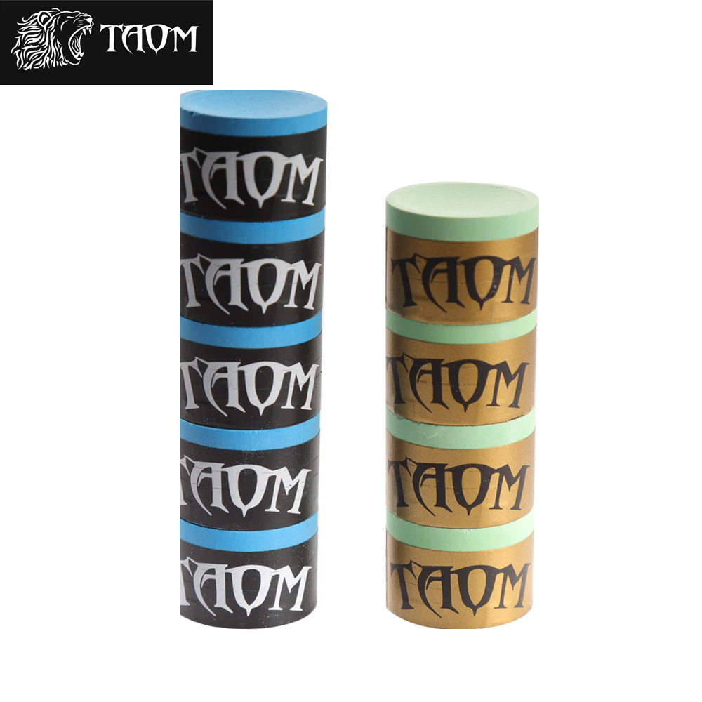 TAOM Chalk Pyro Chalk Soft Blue V10 Optimized for Pool Pyramid Snooker and Carom Professional Billiards Chalk Pool Game Snooker