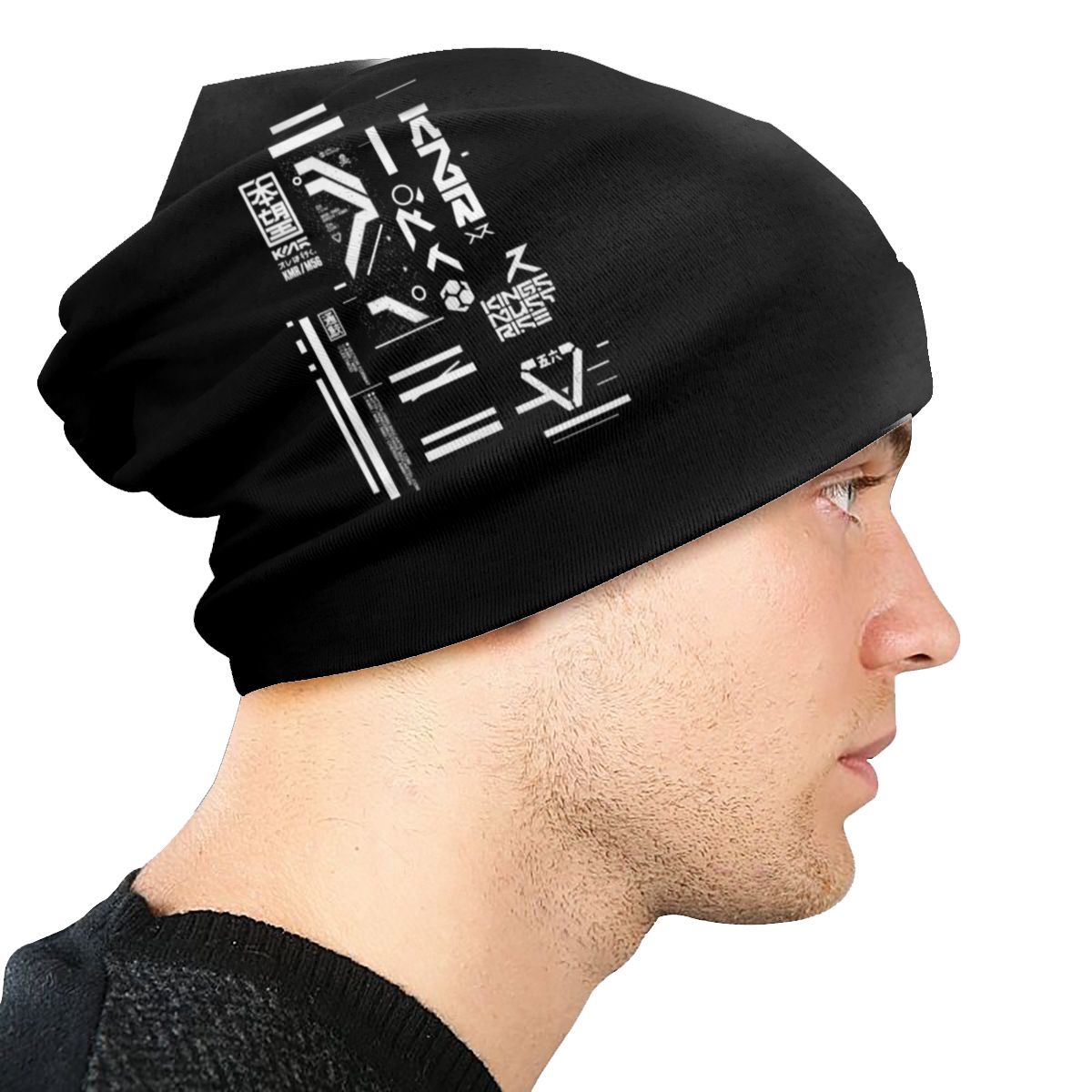Japan Techwear Kings Rise X503 Bonnet Homme Knitting Hat For Men Women Autumn Winter Future Tech Street Wear Style Beanies Caps