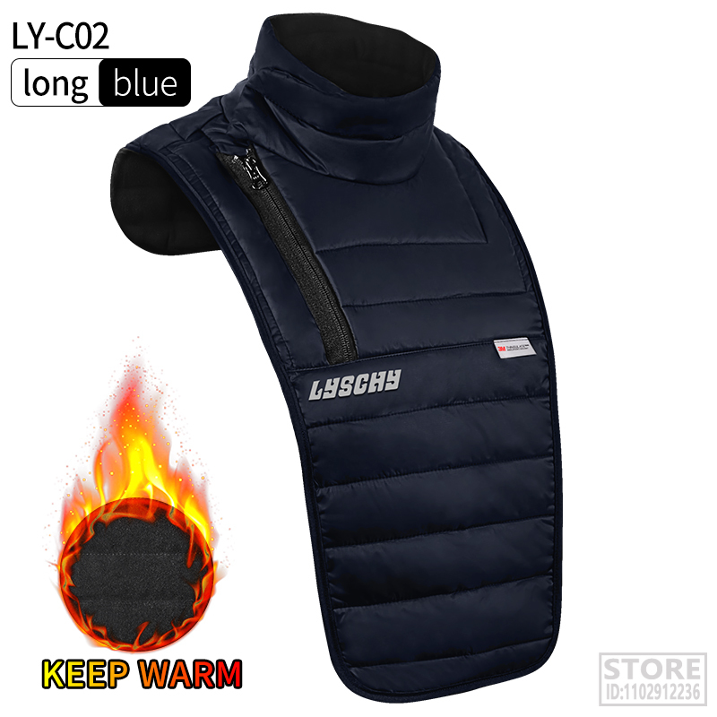 LYSCHY Winter Scarf Balaclava Extended Motorcycle Ski Neck Men Moto Mask Motocross Warm Stomach Protection