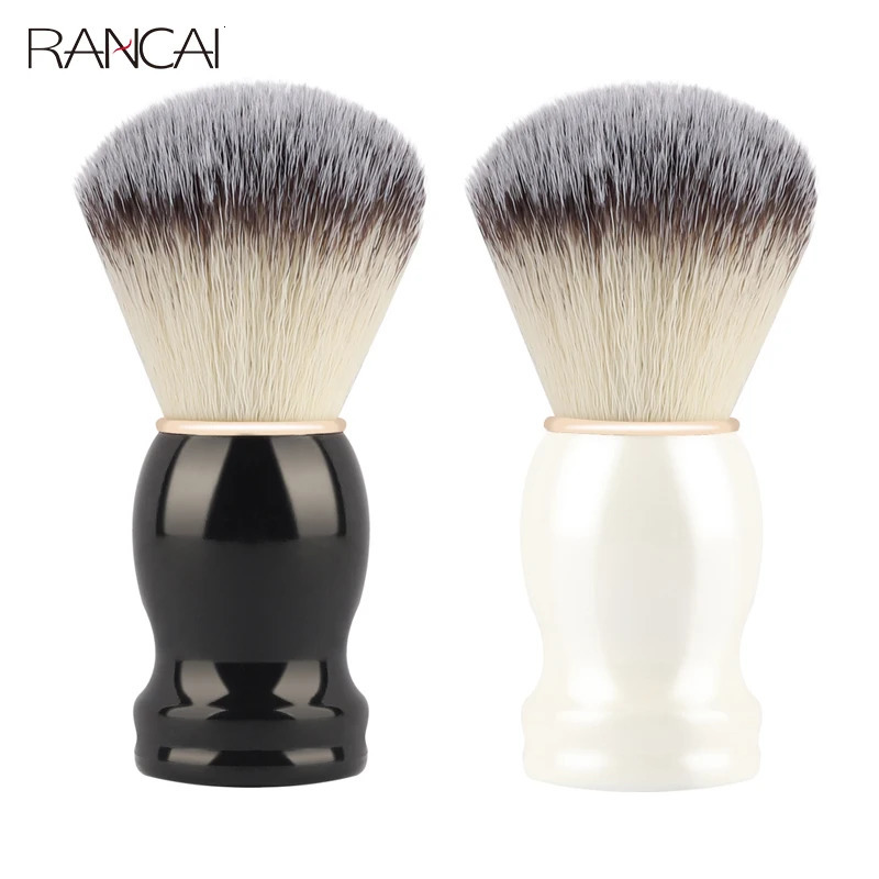 Beard Shaving Brush Makeup brushes 1pcs Wooden Handle Bristle Hair Salon Barber Soap Foam Shave Men Cleaning Tools 240624