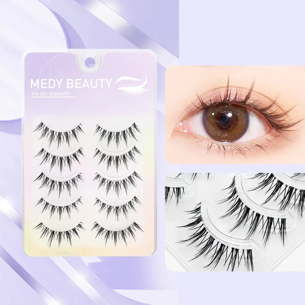 3D Lashes Premade Fan A/M Shape Spikes Cluster Eyelash Mix Extension Individual Makeup Super Natural Wispy DIY Premade Peduncle 240624