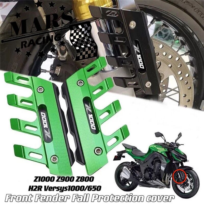 Motorcycle Accessories Front Brake Disc Caliper Cover Protector For Kawasaki Z1000 Z900 Z800 H2R Versys1000 Versys650