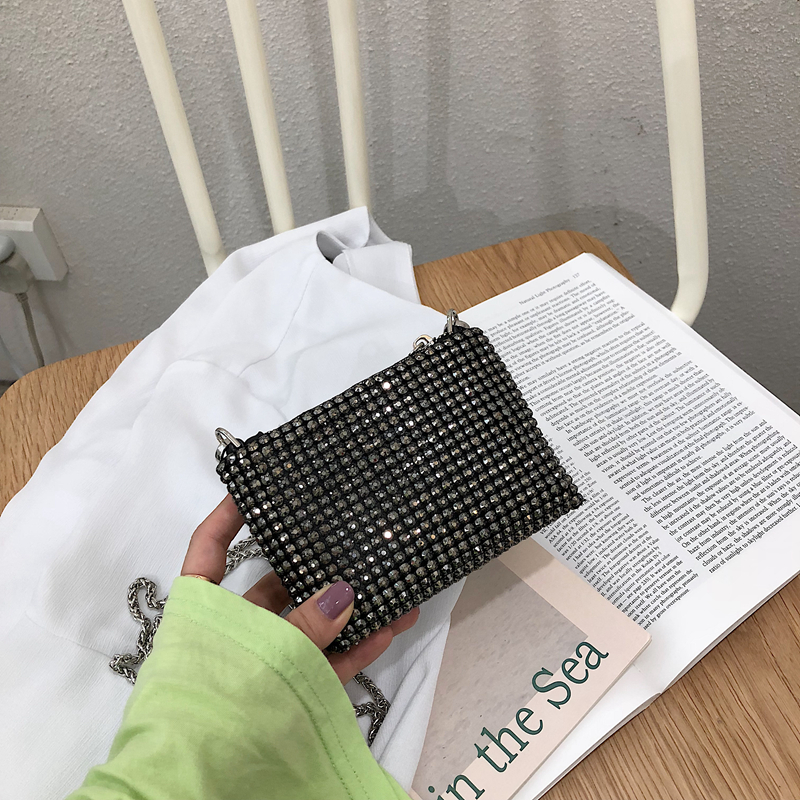 Diamonds Evening Handbags For Women New Korean Luxury Designer Shiny Rhinestone Small Clutch Purse Ladies Sac Femme Fashion